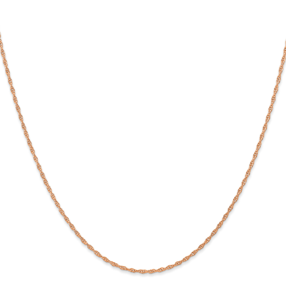 Gold (10K & 14K) Carded Cable Rope Chain - 14k Rose Gold / 16 in / 1.15 mm
