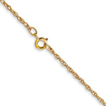 Gold (10K & 14K) Carded Cable Rope Chain - 14k Yellow Gold / 16 in / 1.15 mm