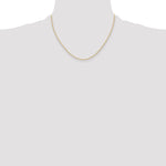 Gold (10K & 14K) Carded Cable Rope Chain - 14k Yellow Gold / 18 in / 1.15 mm