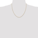 Gold (10K & 14K) Carded Cable Rope Chain - 14k Yellow Gold / 20 in / 1.15 mm
