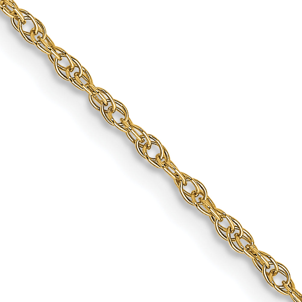 Gold (10K & 14K) Carded Cable Rope Chain - 14k Yellow Gold / 16 in / 1.15 mm