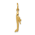 14k 3-D Jet Charm