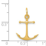 14K 3-D Anchor Charm