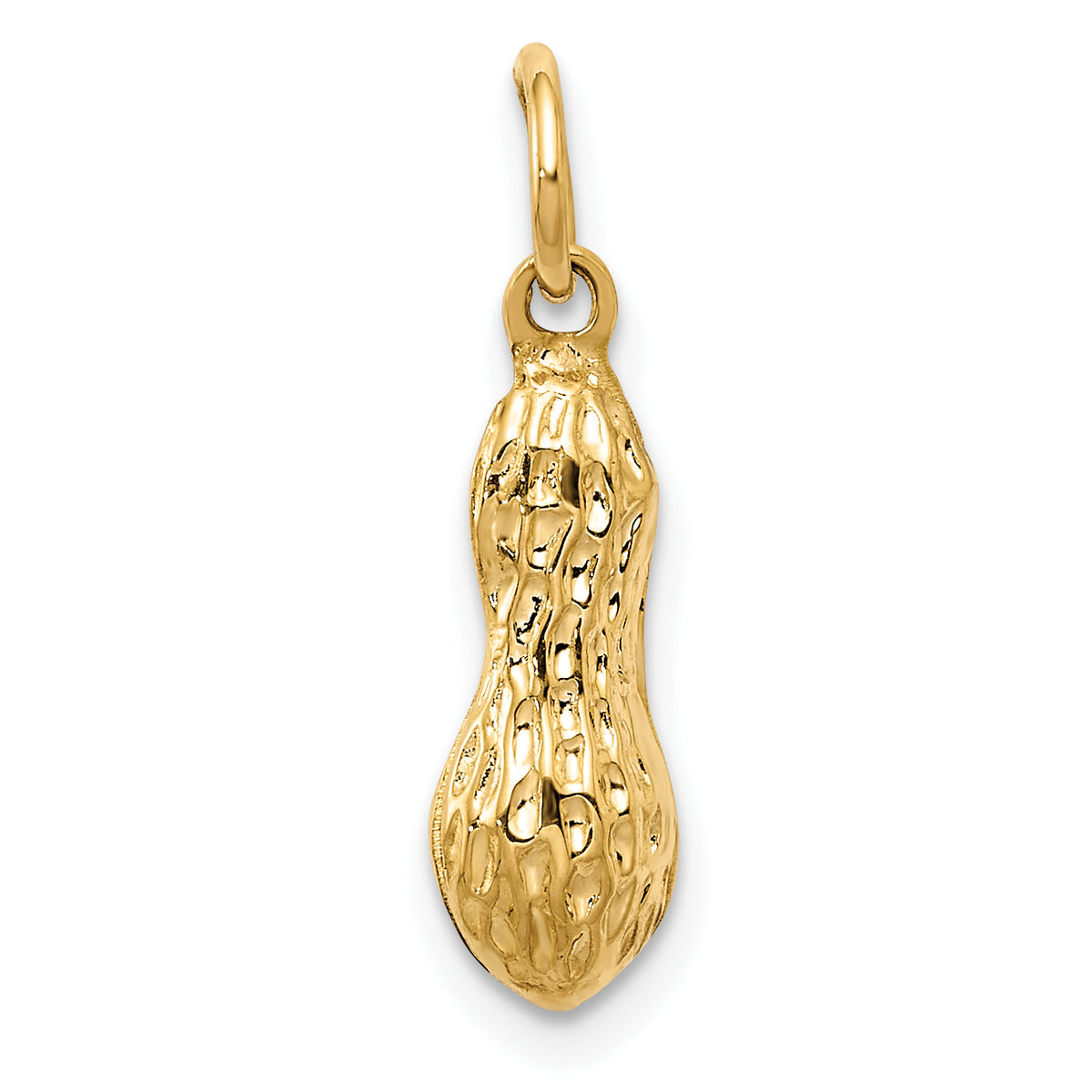 14k 3-D Peanut Charm