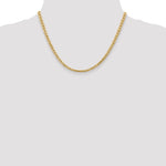 Gold (10K & 14K) Semi-Solid Anchor Chain - 14k Yellow Gold / 18 in / 4 mm