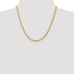 Gold (10K & 14K) Semi-Solid Anchor Chain - 14k Yellow Gold / 20 in / 4 mm