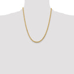 Gold (10K & 14K) Semi-Solid Anchor Chain - 14k Yellow Gold / 22 in / 4 mm