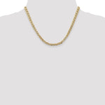 Gold (10K & 14K) Semi-Solid Anchor Chain - 14k Yellow Gold / 18 in / 4.75 mm