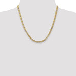 Gold (10K & 14K) Semi-Solid Anchor Chain - 14k Yellow Gold / 20 in / 4.75 mm