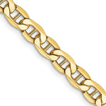 Gold (10K & 14K) Semi-Solid Anchor Chain - 14k Yellow Gold / 18 in / 4.75 mm