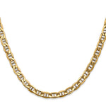 Gold (10K & 14K) Semi-Solid Anchor Chain - 14k Yellow Gold / 18 in / 5.5 mm