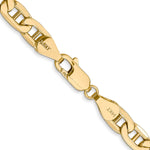 Gold (10K & 14K) Semi-Solid Anchor Chain - 14k Yellow Gold / 18 in / 5.5 mm