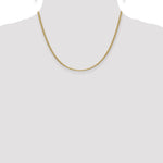 Gold (10K & 14K) Semi-Solid Anchor Chain - 14k Yellow Gold / 18 in / 2.4 mm