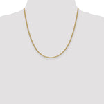 Gold (10K & 14K) Semi-Solid Anchor Chain - 14k Yellow Gold / 20 in / 2.4 mm
