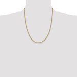 Gold (10K & 14K) Semi-Solid Anchor Chain - 14k Yellow Gold / 22 in / 2.4 mm