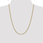 Gold (10K & 14K) Semi-Solid Anchor Chain - 14k Yellow Gold / 24 in / 2.4 mm