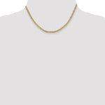 Gold (10K & 14K) Semi-Solid Anchor Chain - 14k Yellow Gold / 16 in / 3.2 mm