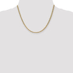 Gold (10K & 14K) Semi-Solid Anchor Chain - 14k Yellow Gold / 18 in / 3.2 mm