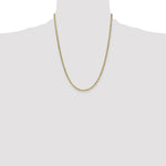 Gold (10K & 14K) Semi-Solid Anchor Chain - 14k Yellow Gold / 22 in / 3.2 mm
