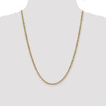 Gold (10K & 14K) Semi-Solid Anchor Chain - 14k Yellow Gold / 24 in / 3.2 mm