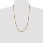 Gold (10K & 14K) Semi-Solid Anchor Chain - 14k Yellow Gold / 26 in / 3.2 mm