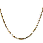 Gold (10K & 14K) Semi-Solid Curb Link Chain - 14k Yellow Gold / 16 in / 2.5 mm