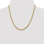 Gold (10K & 14K) Semi-Solid Diamond-Cut Rope Chain - 14k Yellow Gold / 20 in / 3.3 mm