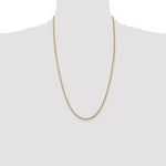 Gold (10K & 14K) Semi-Solid Rope Chain - 14k Yellow Gold / 26 in / 2.8 mm