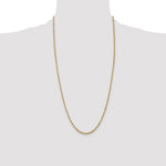 Gold (10K & 14K) Semi-Solid Rope Chain - 14k Yellow Gold / 28 in / 2.8 mm