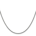 Gold (14K) Semi-Solid Round Box Chain - 14k White Gold / 16 in / 1.5 mm