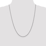 Gold (14K) Semi-Solid Round Box Chain - 14k White Gold / 24 in / 1.5 mm