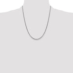 Gold (14K) Semi-Solid Round Box Chain - 14k White Gold / 22 in / 1.75 mm