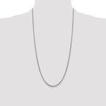 Gold (14K) Semi-Solid Round Box Chain - 14k White Gold / 28 in / 1.75 mm