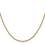 Gold (14K) Semi-Solid Round Box Chain - 14k Yellow Gold / 16 in / 1.5 mm