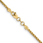 Gold (14K) Semi-Solid Round Box Chain - 14k Yellow Gold / 16 in / 1.75 mm