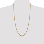 Gold (14K) Semi-Solid Round Box Chain - 14k Yellow Gold / 28 in / 1.75 mm