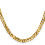 Gold (10K & 14K) Semi-Solid Miami Cuban Chain - 14k Yellow Gold / 18 in / 6 mm