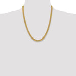 Gold (10K & 14K) Semi-Solid Miami Cuban Chain - 14k Yellow Gold / 22 in / 6 mm