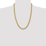 Gold (10K & 14K) Semi-Solid Miami Cuban Chain - 14k Yellow Gold / 24 in / 6 mm