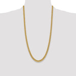 Gold (10K & 14K) Semi-Solid Miami Cuban Chain - 14k Yellow Gold / 28 in / 6 mm