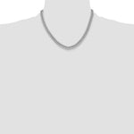 Gold (10K & 14K) Semi-Solid Miami Cuban Chain - 14k White Gold / 18 in / 6 mm