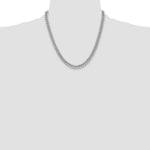 Gold (10K & 14K) Semi-Solid Miami Cuban Chain - 14k White Gold / 20 in / 6 mm