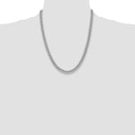 Gold (10K & 14K) Semi-Solid Miami Cuban Chain - 14k White Gold / 22 in / 6 mm