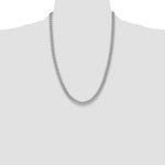 Gold (10K & 14K) Semi-Solid Miami Cuban Chain - 14k White Gold / 24 in / 6 mm