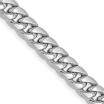Gold (10K & 14K) Semi-Solid Miami Cuban Chain - 14k White Gold / 18 in / 6 mm