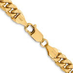 Gold (10K & 14K) Semi-Solid Miami Cuban Chain Bracelet - 14k Yellow Gold / 8 in / 6.75 mm
