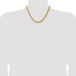 Gold (10K & 14K) Semi-Solid Miami Cuban Chain - 14k Yellow Gold / 18 in / 7.3 mm