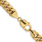 Gold (10K & 14K) Semi-Solid Miami Cuban Chain - 14k Yellow Gold / 20 in / 9.3 mm