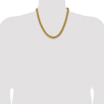Gold (10K & 14K) Semi-Solid Miami Cuban Chain - 14k Yellow Gold / 20 in / 9.3 mm