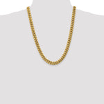 Gold (10K & 14K) Semi-Solid Miami Cuban Chain - 14k Yellow Gold / 24 in / 9.3 mm